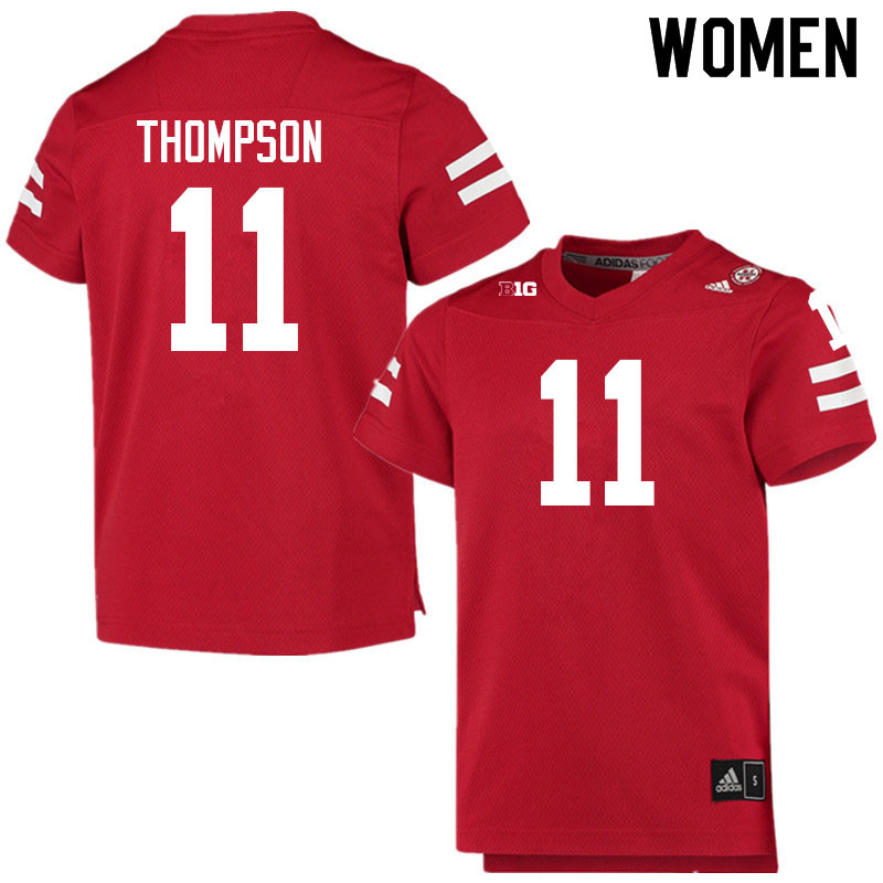 Women #11 Casey Thompson Nebraska Cornhuskers College Football Jerseys Sale-Scarlet